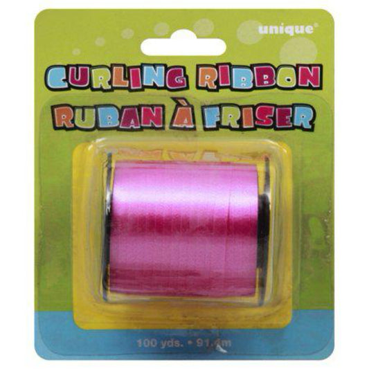 Curling Ribbon, Hot Pink, 100 yd