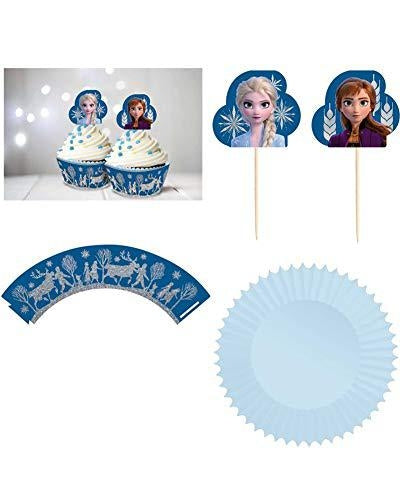 Frozen II Glitter Cupcake Kit